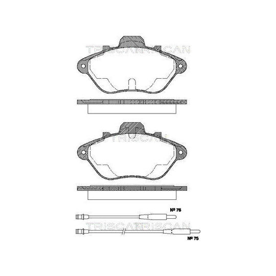 8110 28940 - Brake Pad Set, disc brake 