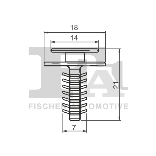 33-40008.25 - Clip, trim/protection strip 