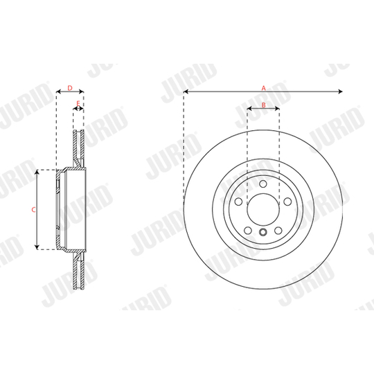 563515JC-1 - Brake Disc 