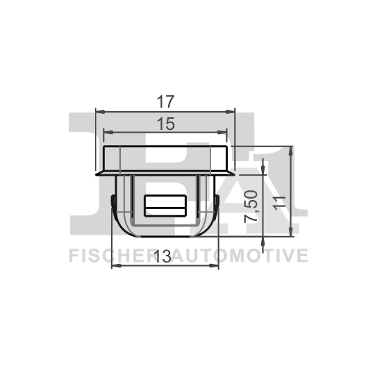 10-60012.25 - Clip, trim/protection strip 