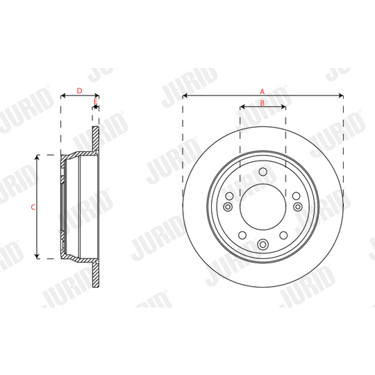 563591JC - Brake Disc 