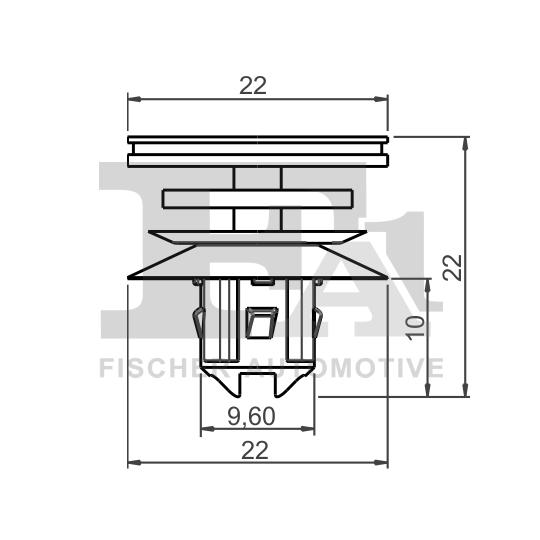 11-40008.10 - Clip, trim/protection strip 