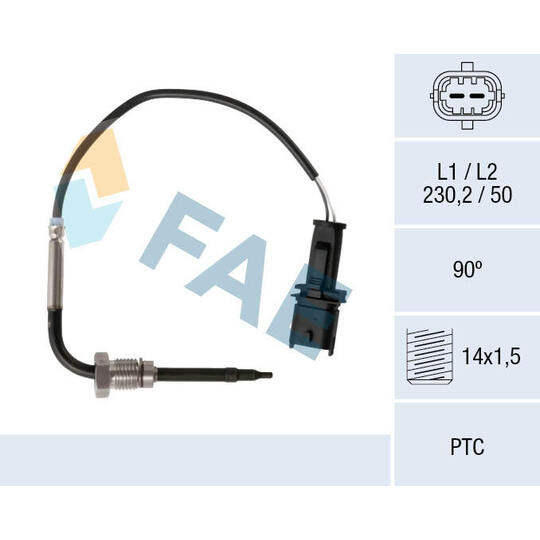 68037 - Sensor, exhaust gas temperature 