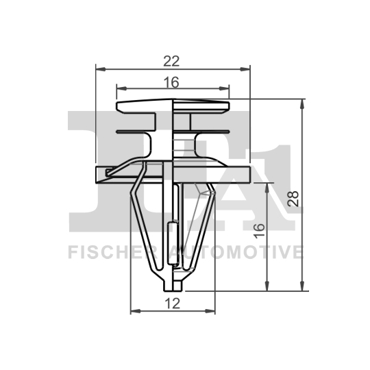 13-10014.25 - Clip, trim/protection strip 