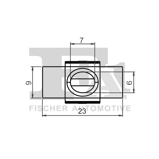 21-40054.10 - Clip, trim/protection strip 