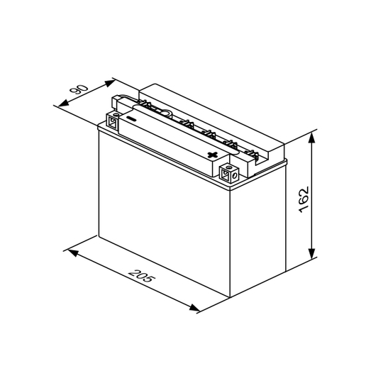 0 092 M4F 480 - Starter Battery 