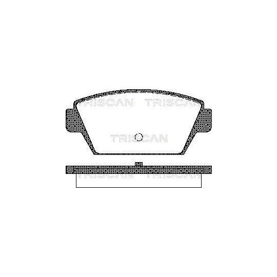 8110 42909 - Brake Pad Set, disc brake 