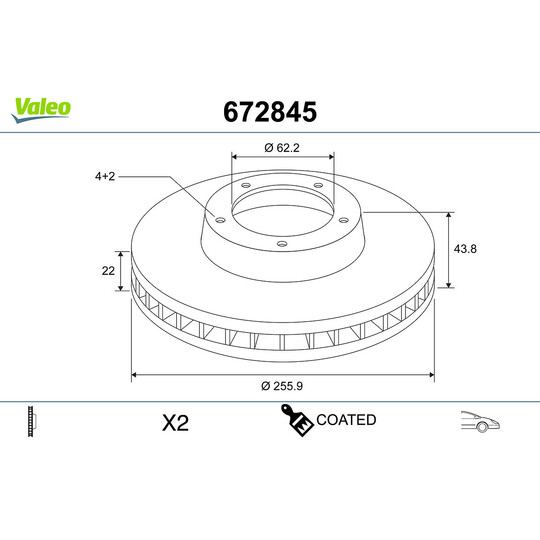 672845 - Brake Disc 