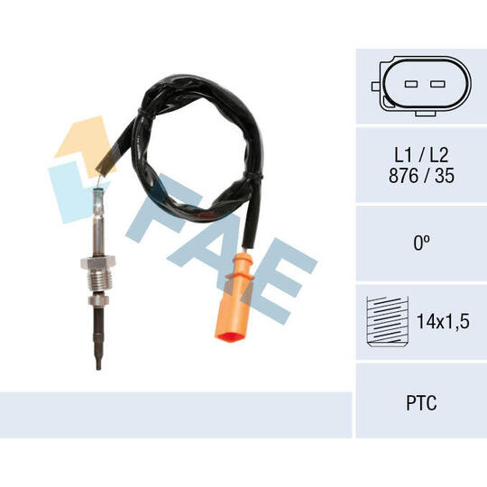 68057 - Sensor, avgastemperatur 