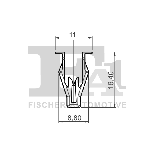 79-40045.10 - Clip, trim/protection strip 