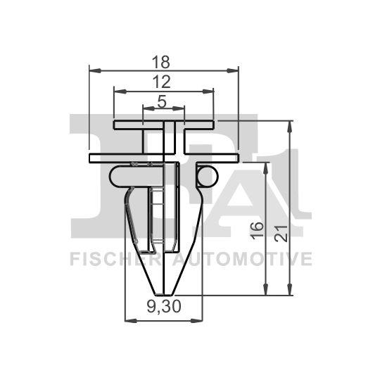 10-40015.25 - Clip, trim/protection strip 