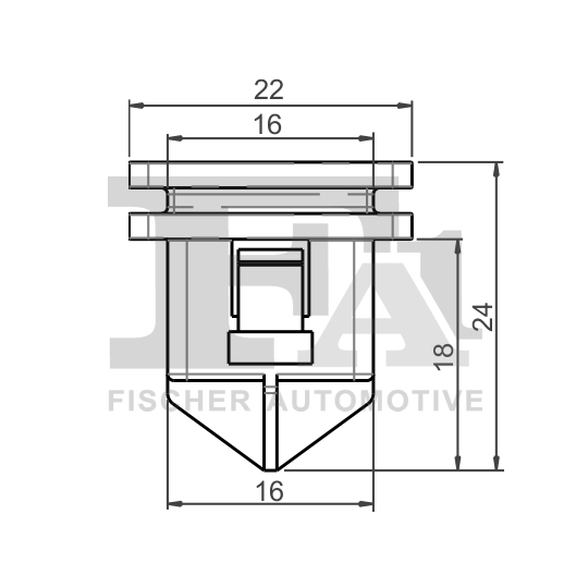 55-60001.5 - Clip, trim/protection strip 