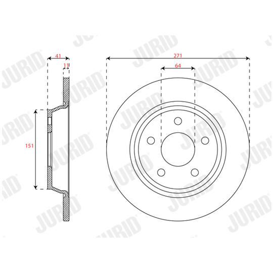 563665JC - Brake Disc 