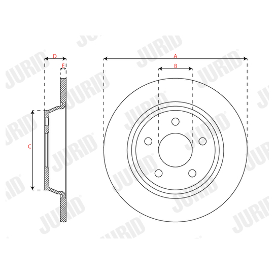 563665JC - Brake Disc 