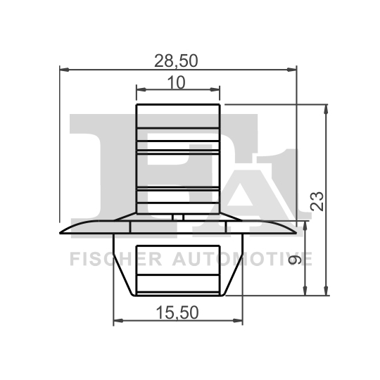 21-40059.10 - Clip, trim/protection strip 