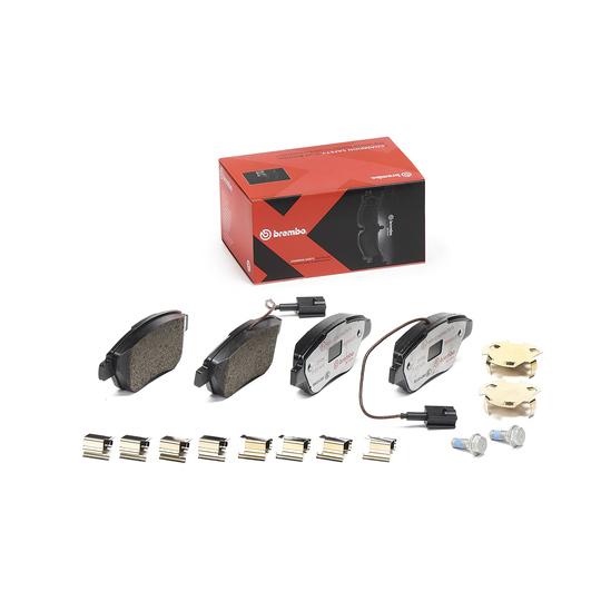 P 23 141X - Brake Pad Set, disc brake 