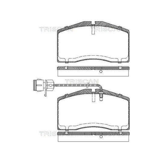 8110 29047 - Brake Pad Set, disc brake 