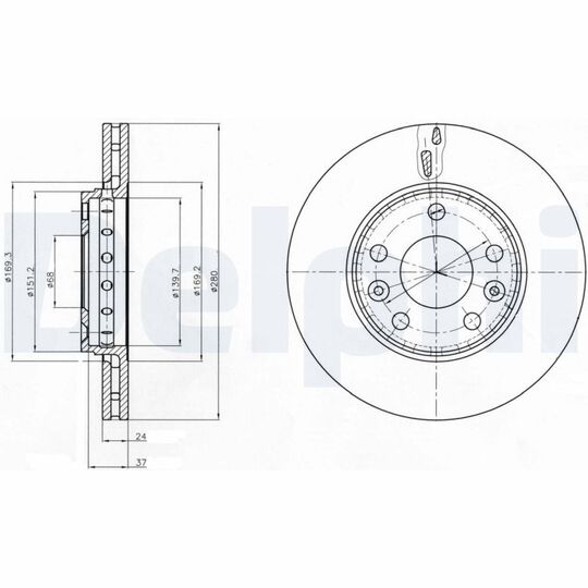 BG4265C - Brake Disc 