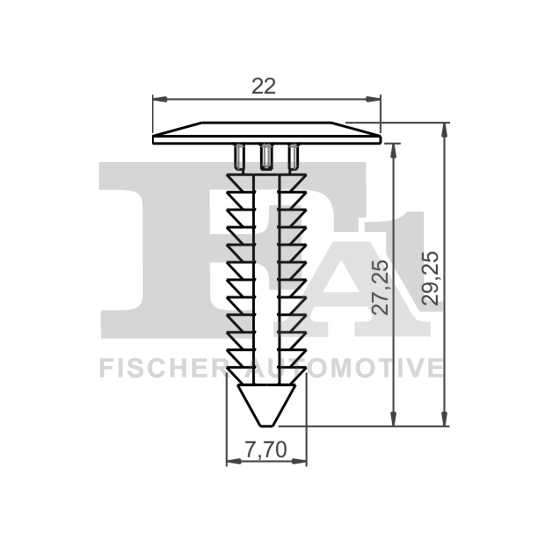 25-10003.25 - Clip, trim/protection strip 