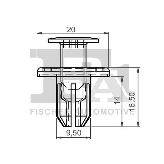 10-30008.25 - Clip, trim/protection strip 