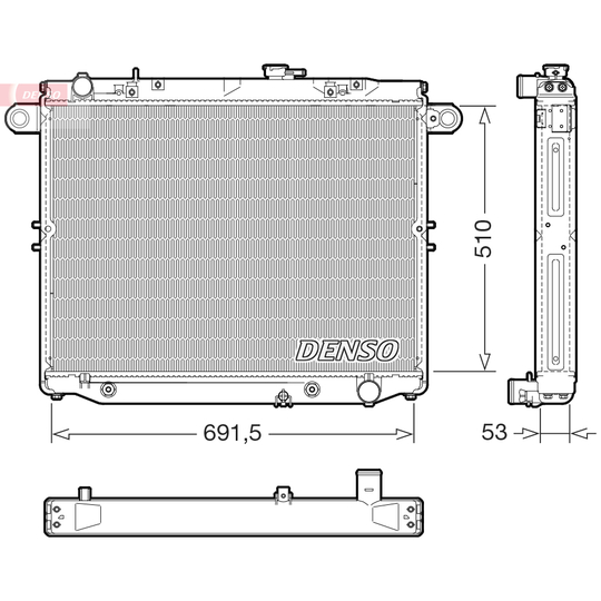 DRM51015 - Kylare, motorkylning 