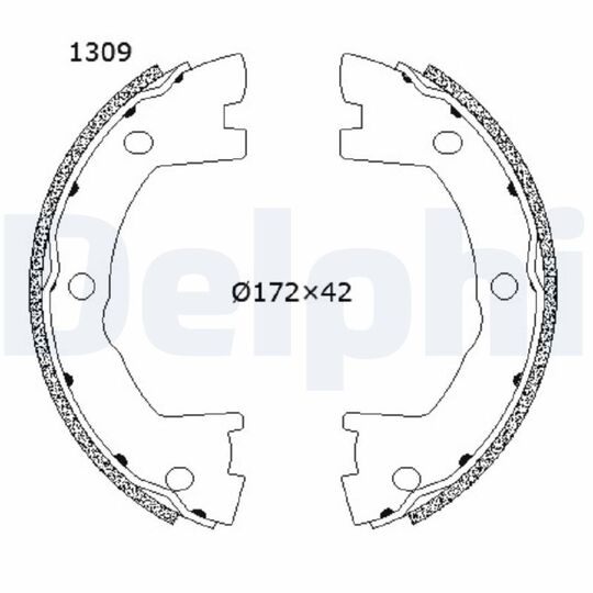 LS2202 - Piduriklotside komplekt, seisupidur 