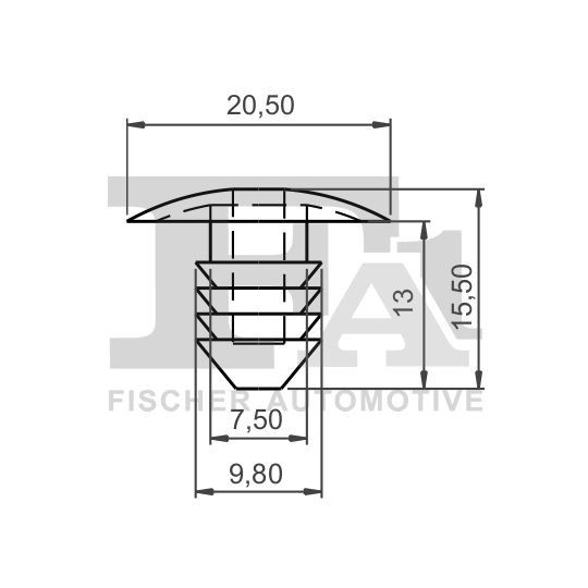 11-10032.5 - Clip, trim/protection strip 