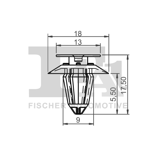 13-40028.10 - Clip, trim/protection strip 