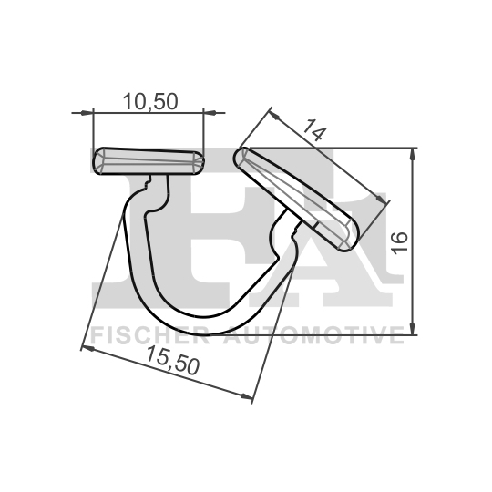 11-10026.5 - Clip, trim/protection strip 