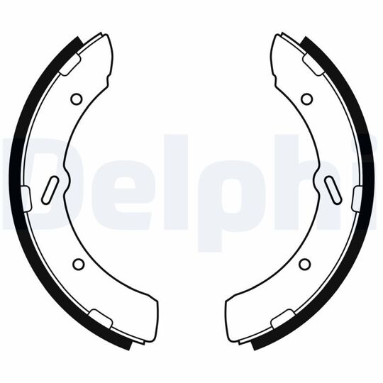 LS2185 - Brake Shoe Set 