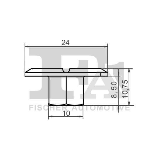 10-10006.25 - Clip, trim/protection strip 