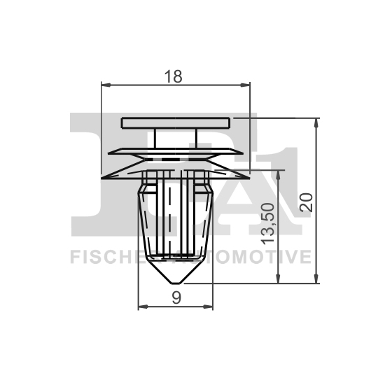 75-40006.25 - Clip, trim/protection strip 