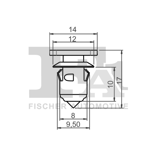 11-40014.5 - Clip, trim/protection strip 