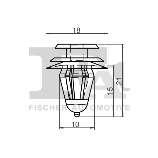 77-40014.25 - Clip, trim/protection strip 