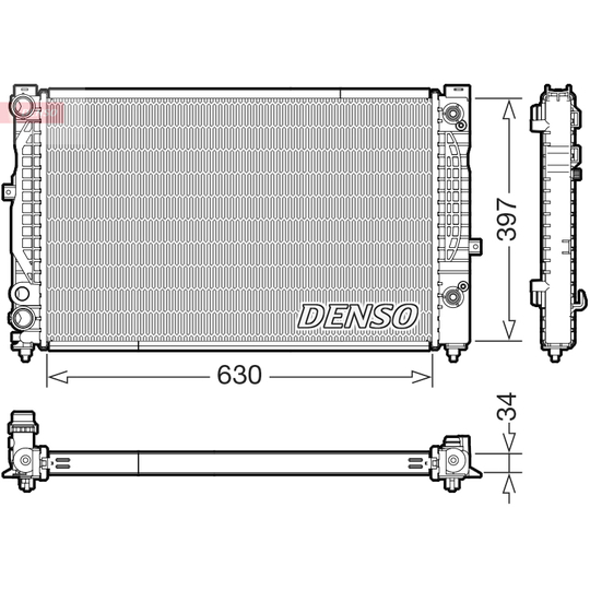 DRM32056 - Kylare, motorkylning 