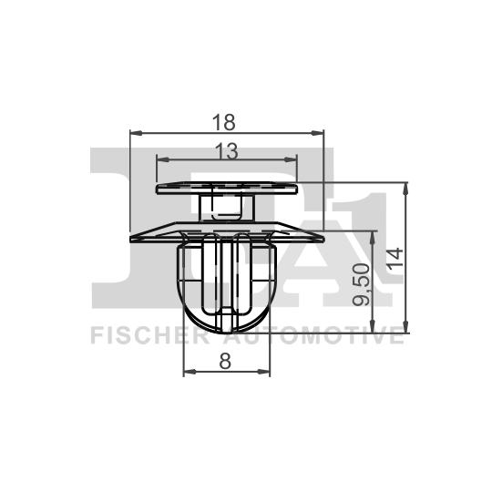 74-40021.5 - Clip, trim/protection strip 