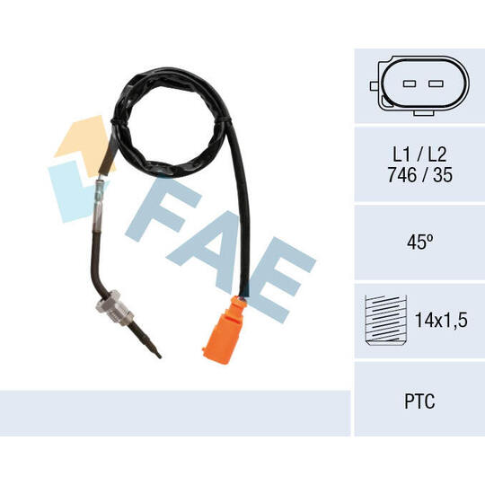 68035 - Sensor, exhaust gas temperature 