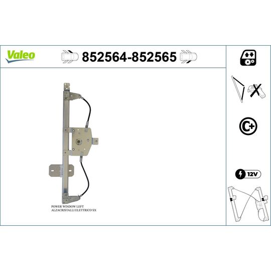 852564 - Window Regulator 