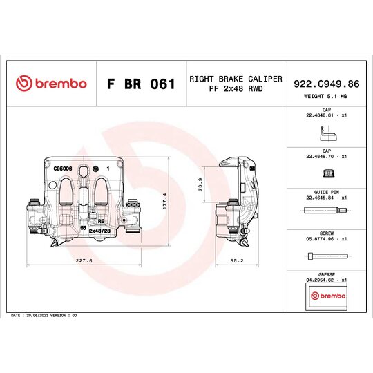 F BR 061 - Bromsok 