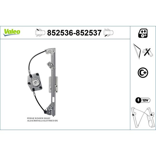 852536 - Window Regulator 