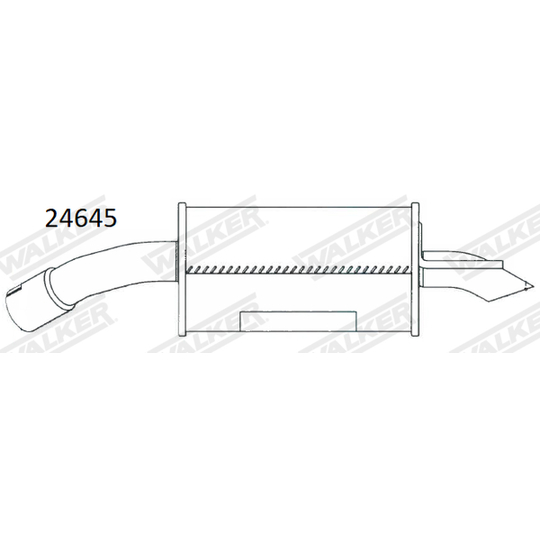 24645 - End Silencer 