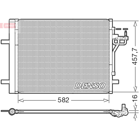 DCN10056 - Condenser, air conditioning 