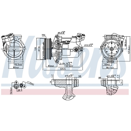 890042 - Compressor, air conditioning 