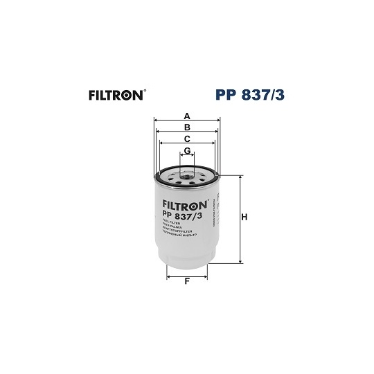 PP 837/3 - Fuel filter 