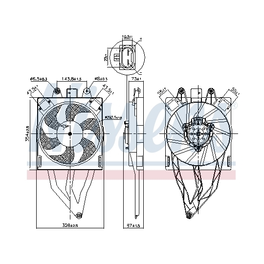 850066 - Fan, radiator 