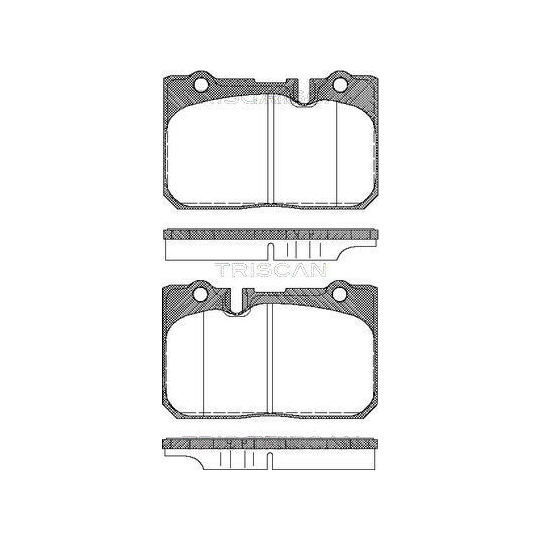 8110 13038 - Brake Pad Set, disc brake 