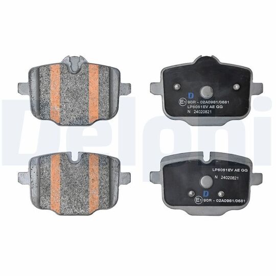 LP5051EV - Brake Pad Set, disc brake 