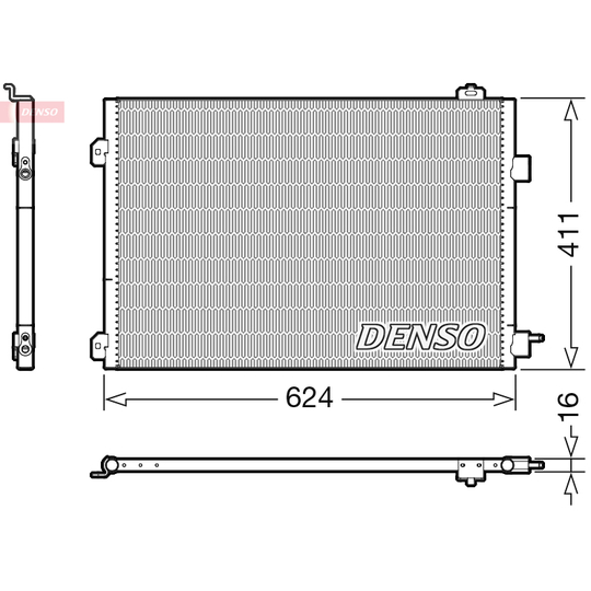 DCN23027 - Condenser, air conditioning 