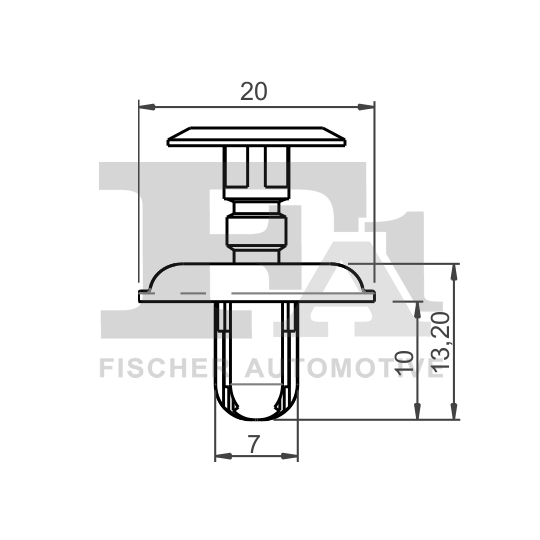 33-30004.25 - Clip, trim/protection strip 