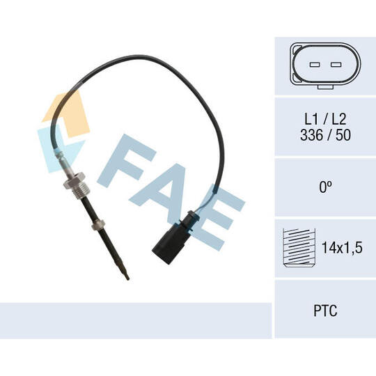 68025 - Sensor, avgastemperatur 